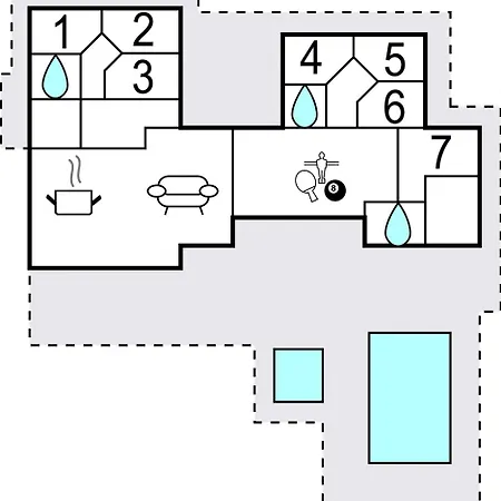 Gorgeous In With Kitchen Hébergement de vacances Højby